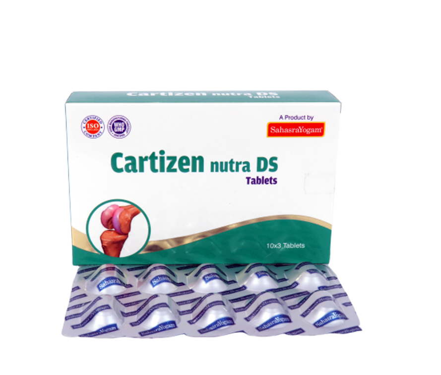 Cartizen Nutra DS - Long & Short-term Joint Health, Pain Relief Tablets