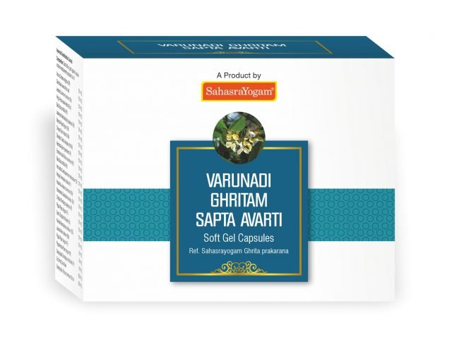 Varunadi Ghritam Saptavarti 600 mg Soft Gel Capsule
